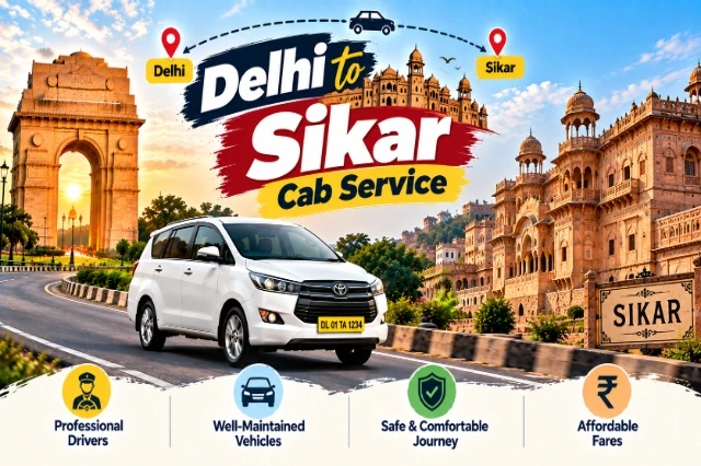 Delhi to Sikar Cab Service | Book Cab From Delhi